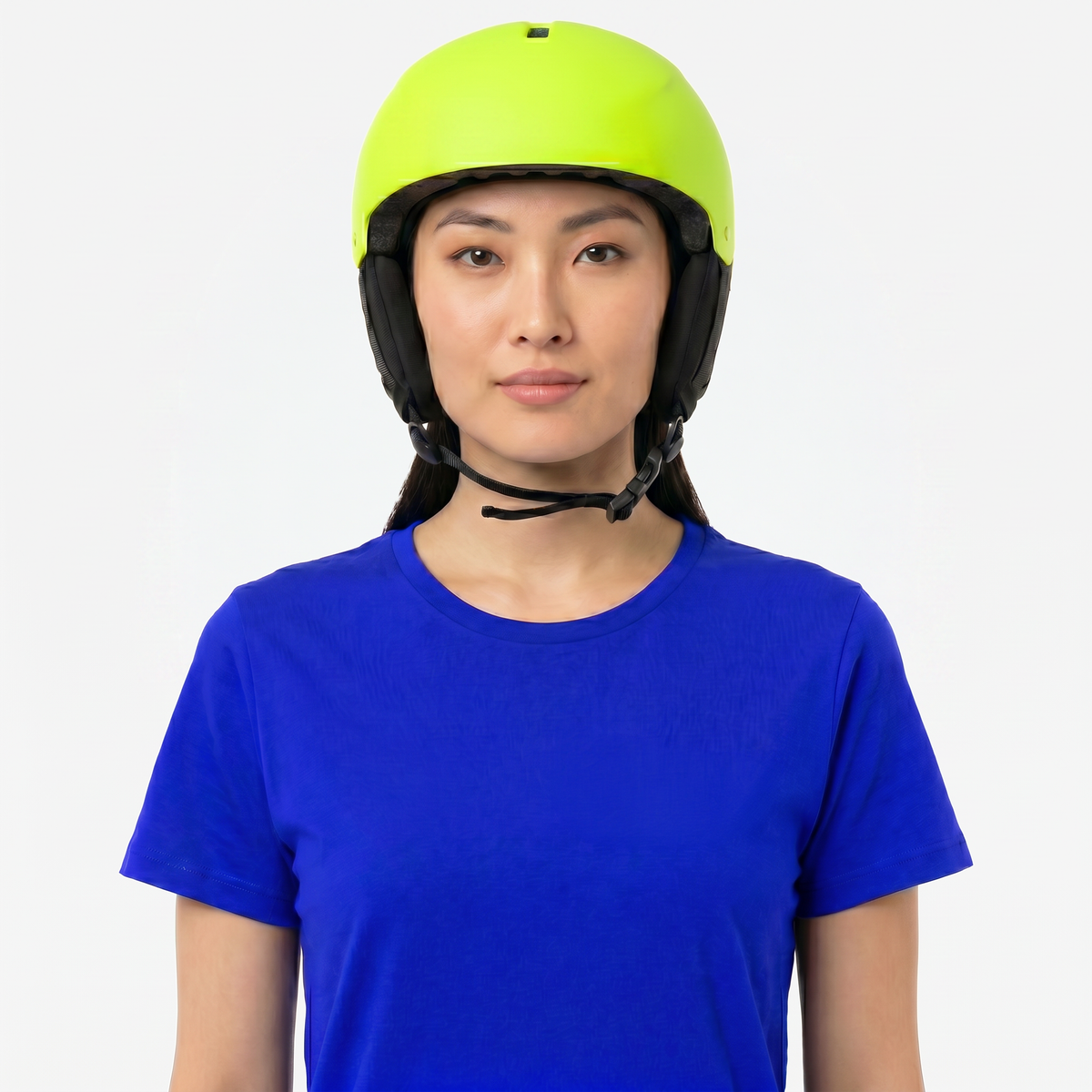 ski helmet neon yellow
