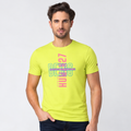 neon graphic print t-shirt