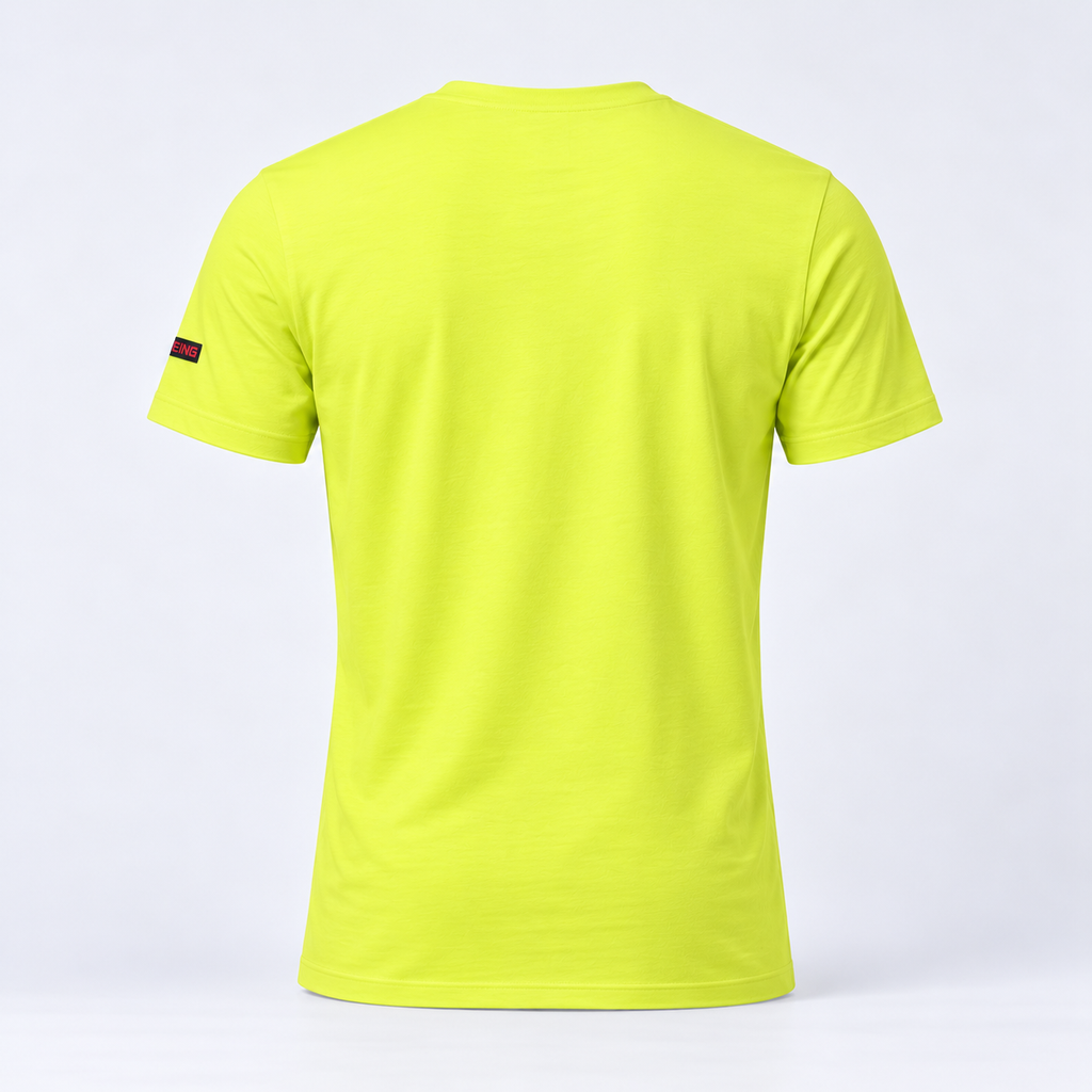 neon graphic print t-shirt