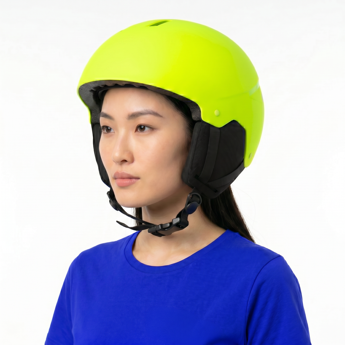 ski helmet neon yellow