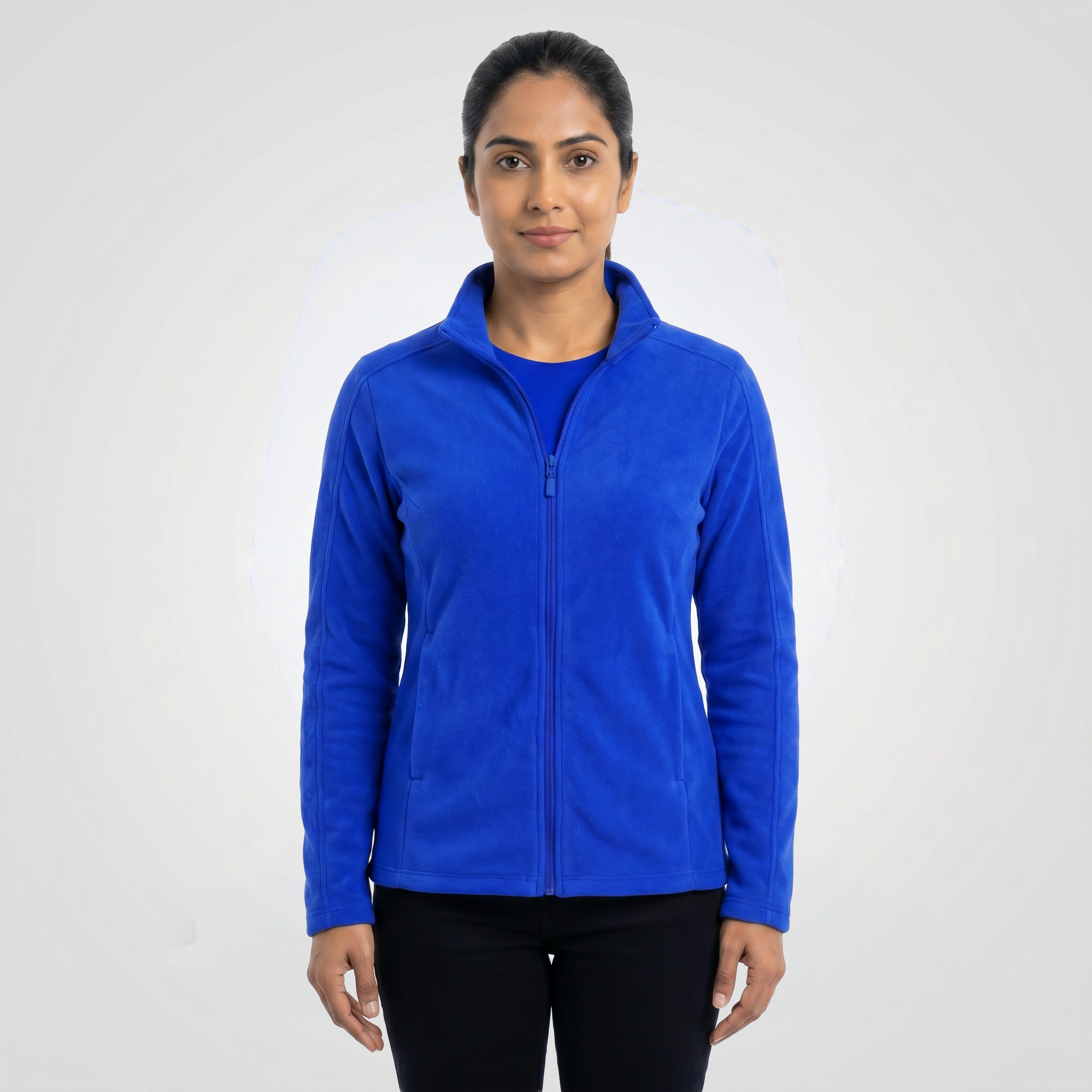 women’s mountain hiking fleece jacket