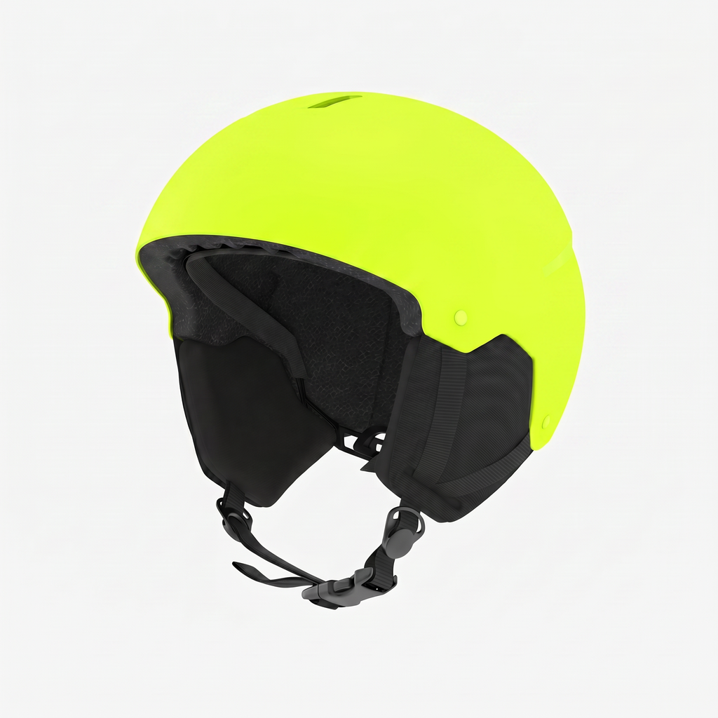 ski helmet neon yellow