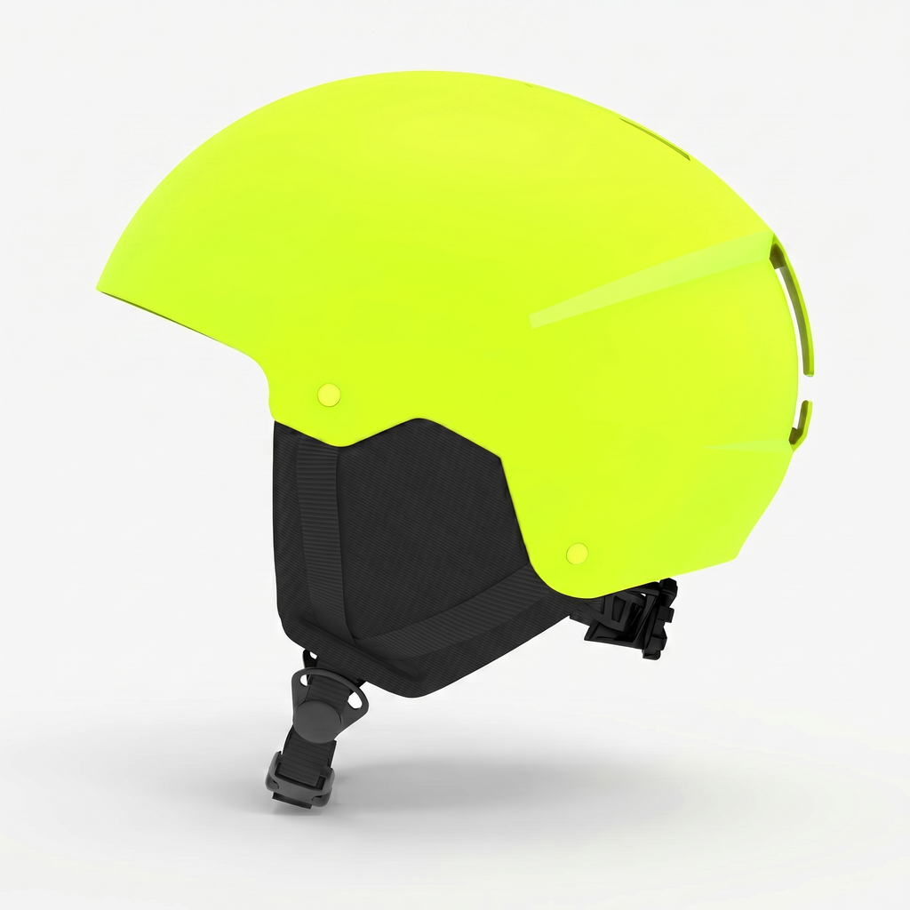 ski helmet neon yellow